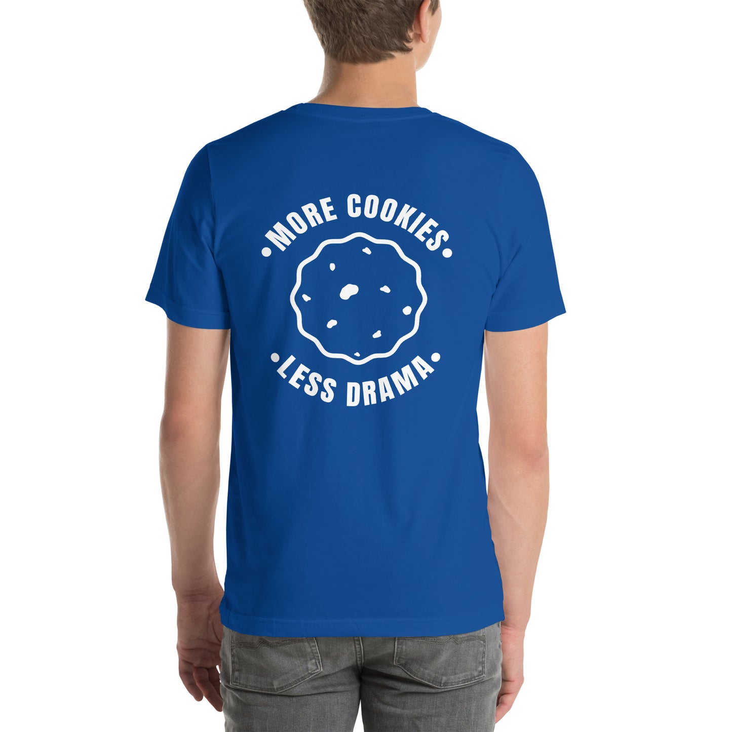 Camiseta "less drama, more cookies"